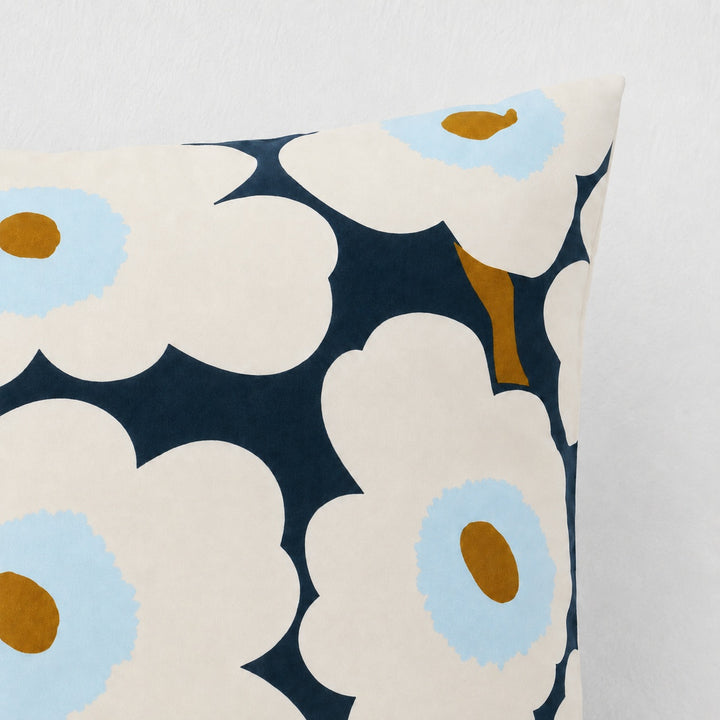 MARIMEKKO  |  PIENI UNIKKO CUSHION  |  50 X 50CM  |  BLUEBERRY + WHITE + COLD BLUE