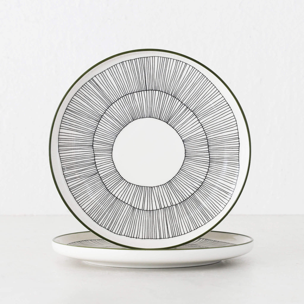 MARIMEKKO | OIVA KUKAT PUHKEAVAT PLATE 20CM BUNDLE X2 | WHITE +