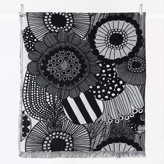 MARIMEKKO  |  SIIRTOLAPUUTARHA BLANKET  |  BLACK + ECRU