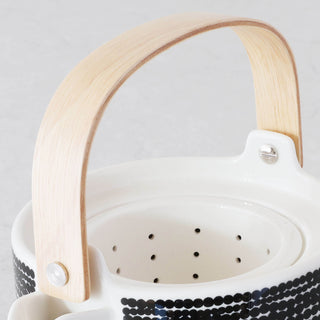 MARIMEKKO  |  SIIRTOLAPUUTARHA TEAPOT 7DL | BLACK + WHITE