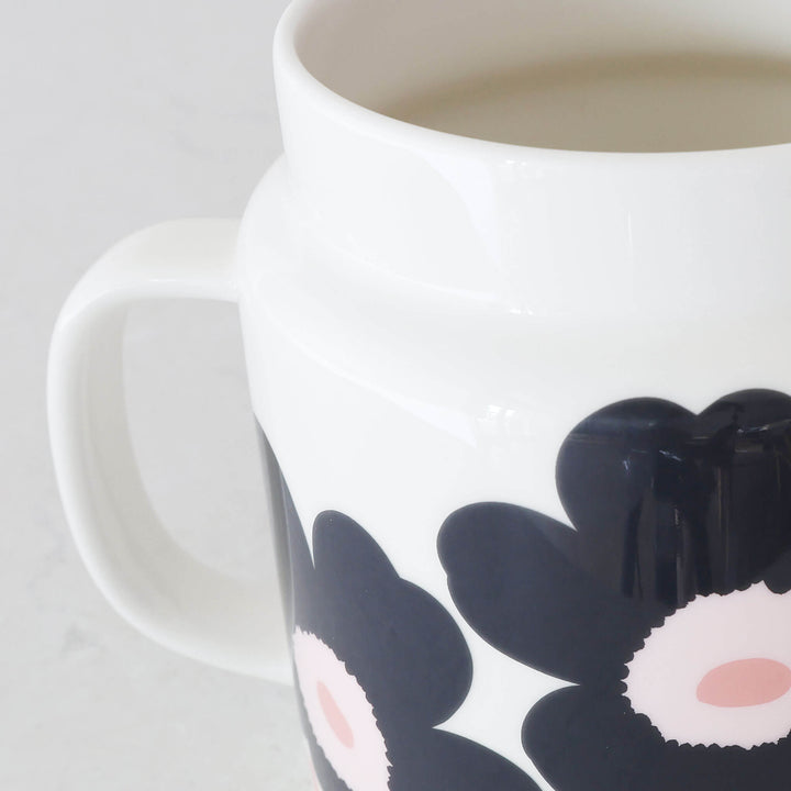 MARIMEKKO  |  UNIKKO OIVA PITCHER JUG 1.5L  |  OFF WHITE + CHARCOAL + SAND + PINK