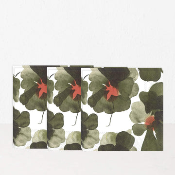 MARIMEKKO  |  VALSSI PAPER NAPKINS BUNDLE X3  |  OLIVE