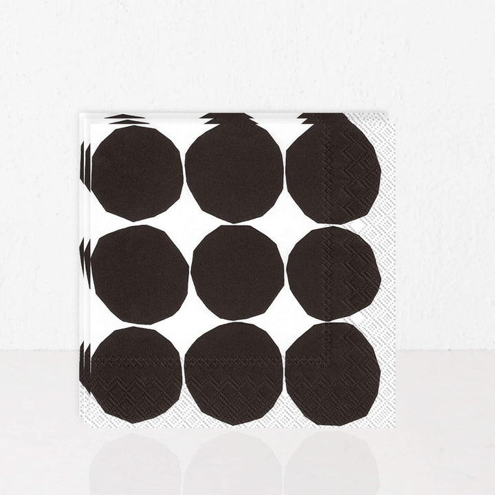 MARIMEKKO  |  KIVET PAPER NAPKINS  |  BLACK + WHITE
