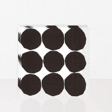MARIMEKKO  |  KIVET PAPER NAPKINS  |  BLACK + WHITE