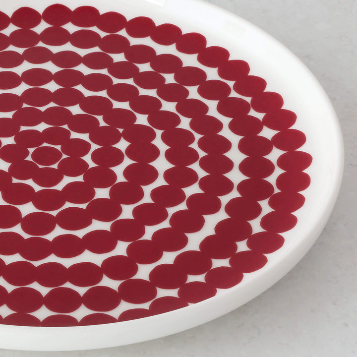 MARIMEKKO  |  OIVA SIIRTOLAPUUTAHRA PLATE 20CM BUNDLE X6  |  RED + OFF WHITE