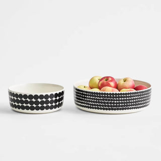 MARIMEKKO  |  OIVA RASYMATTO  SERVING DISH 3L  |  BLACK WHITE