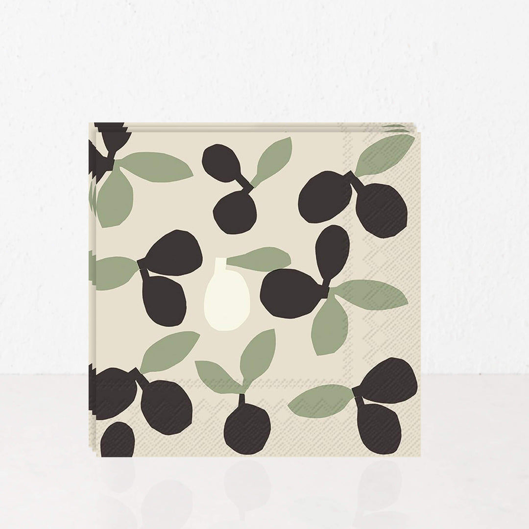 MARIMEKKO | PIENI OMPPO PAPER NAPKINS | CREAM + OLIVE