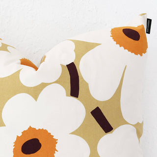 MARIMEKKO  |  PIENI UNIKKO CUSHION  |  50X50CM  |  CARAMEL + CREAM + WARM ORANGE