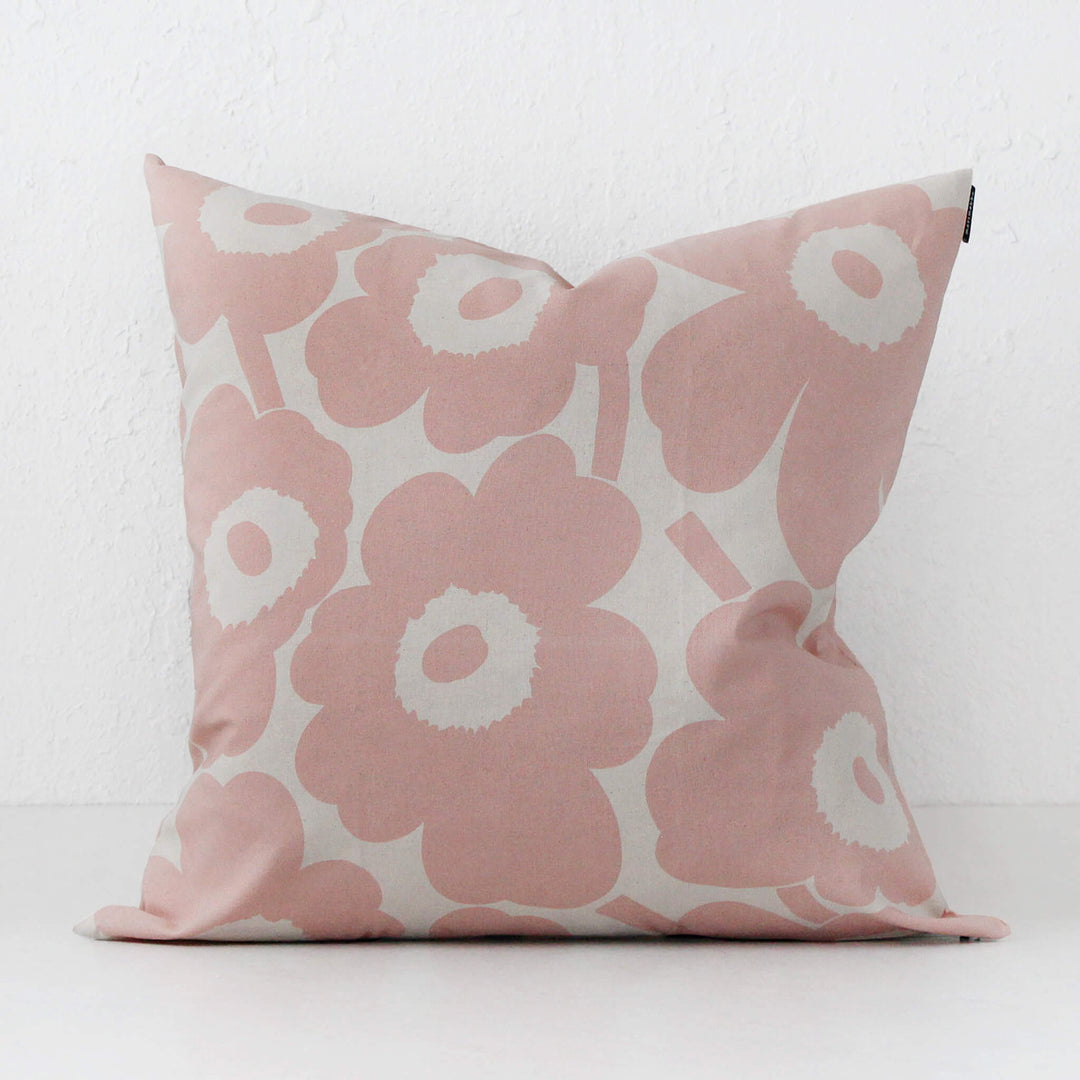 MARIMEKKO | PIENI UNIKKO CUSHION | 50 X 50CM | PEACH + LINEN