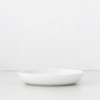 MARIMEKKO  |  TIARA OIVA DEEP PLATE 20.5CM  |  WHITE + WARM ORANGE + GREEN