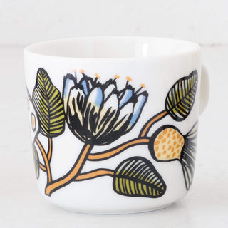 MARIMEKKO  |  TIARA OIVA MUG 2DL |  WHITE + WARM ORANGE + GREEN