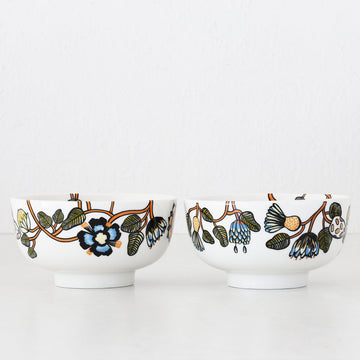 MARIMEKKO  |  TIARA OIVA SERVING BOWL 1.5L BUNDLE X2 |  WHITE + WARM ORANGE + GREEN