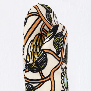 MARIMEKKO  |  TIARA OVEN MITTEN BUNDLE X2 |  SAND + WARM ORANGE + GREEN