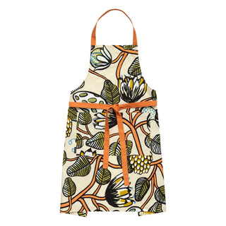 MARIMEKKO  |  TIARA APRON  |  SAND + WARM ORANGE + GREEN