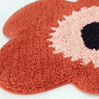 MARIMEKKO  |  UNIKKO BATH  MAT  |  73CM X 74CM  |  BURNT UMBER