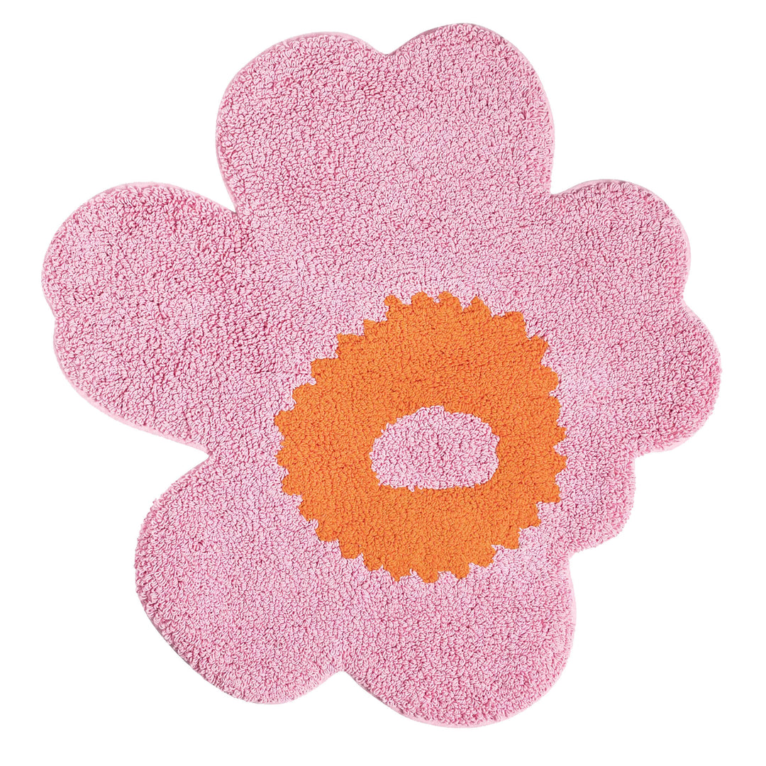 MARIMEKKO  |  UNIKKO BATH  MAT  |  73CM X 74CM  |  EMERALD GREEN + BLUE