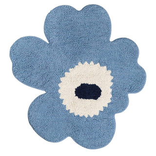 MARIMEKKO | UNIKKO BATH MAT | 73CM X 74CM | NORDIC BLUE