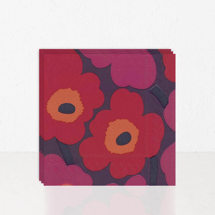MARIMEKKO  |  UNIKKO PAPER NAPKINS  |  MAUVE
