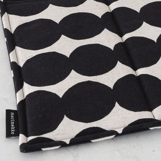 MARIMEKKO  |  RASYMATTO COTTON + LINEN POT HOLDER BUNDLE X2  |  OFF WHITE + BLACK