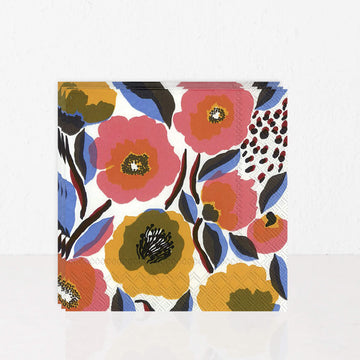 MARIMEKKO  |  ROSARIUM PAPER NAPKINS  |  WHITE ROSE