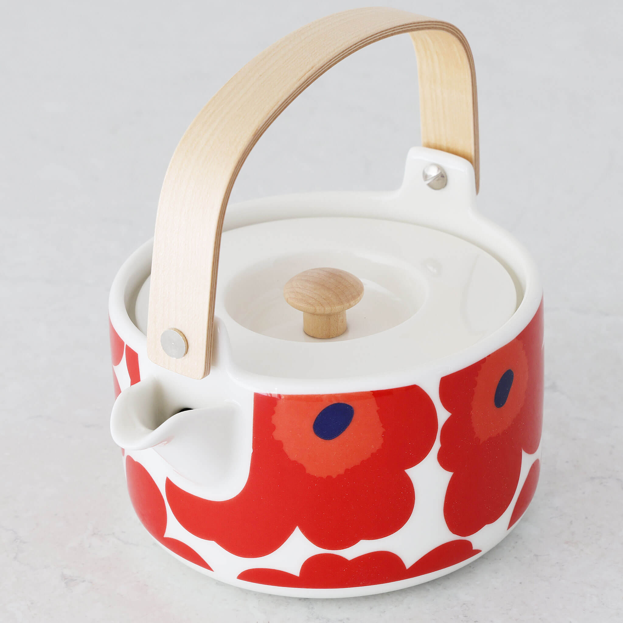 MARIMEKKO | UNIKKO OIVA TEAPOT 7DL | RED + WHITE + NAVY – Living