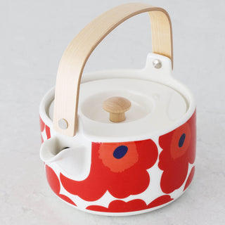 MARIMEKKO  |  UNIKKO OIVA TEAPOT 7DL  |  RED + WHITE + NAVY