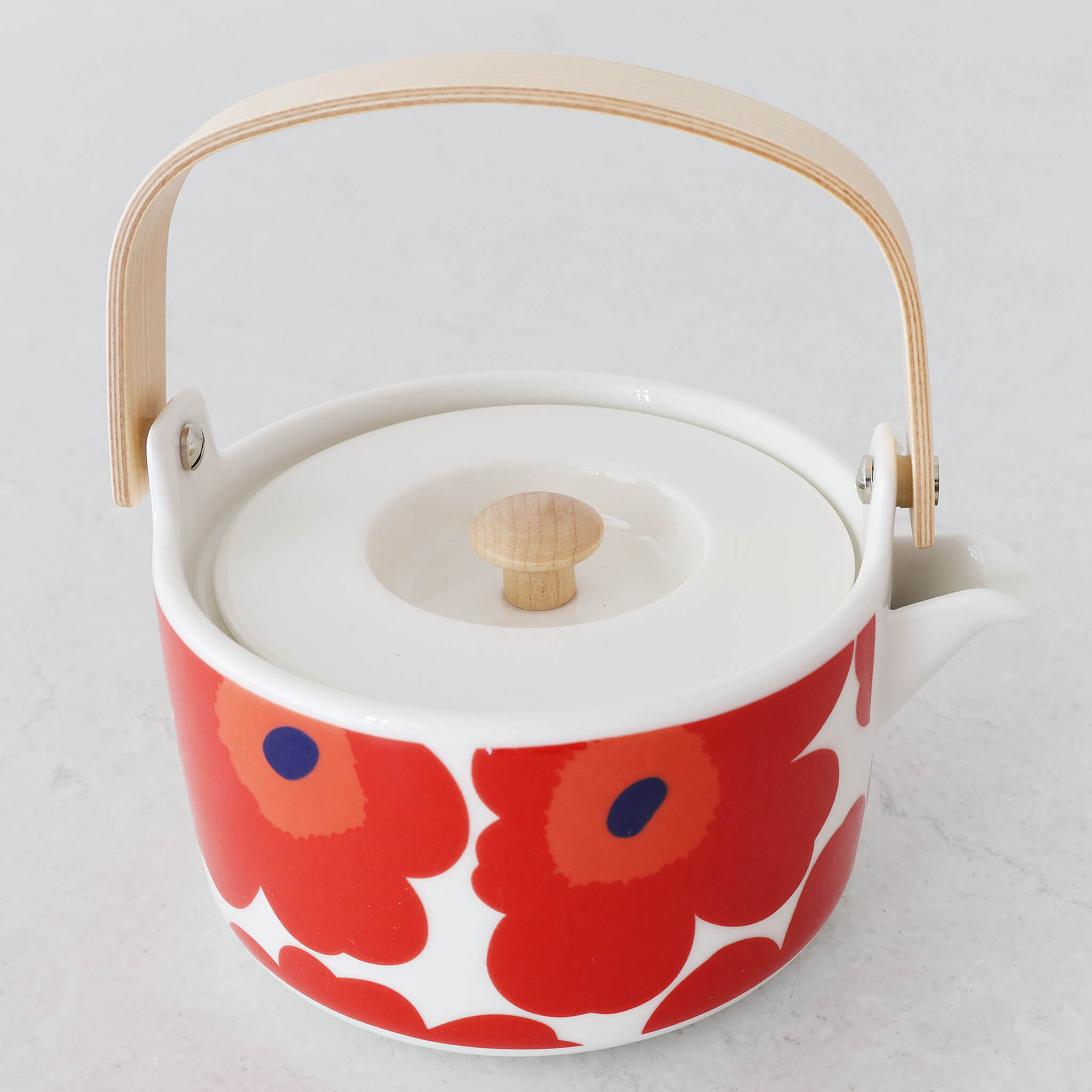 MARIMEKKO | UNIKKO OIVA TEAPOT 7DL | RED + WHITE + NAVY – Living
