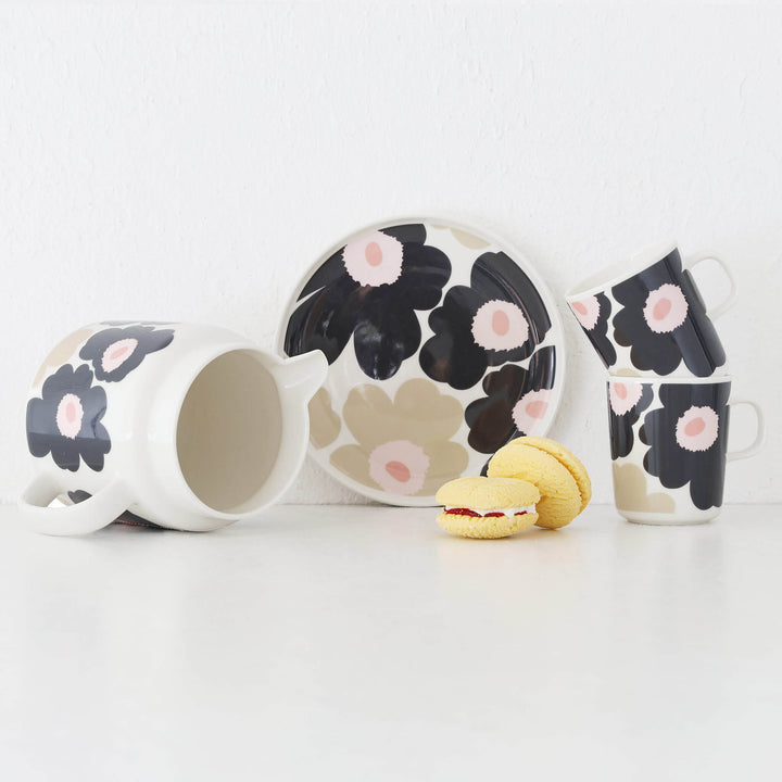 MARIMEKKO  |  UNIKKO OIVACOLLECTION  |  OFF WHITE + CHARCOAL + SAND + PINK