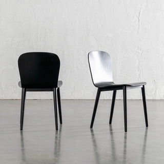 MARKOS DINING CHAIR  |  BLACK GRAIN