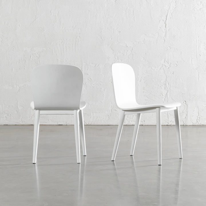 MARKOS DINING CHAIR  |  WHITE GRAIN  |  BUNDLE X 2