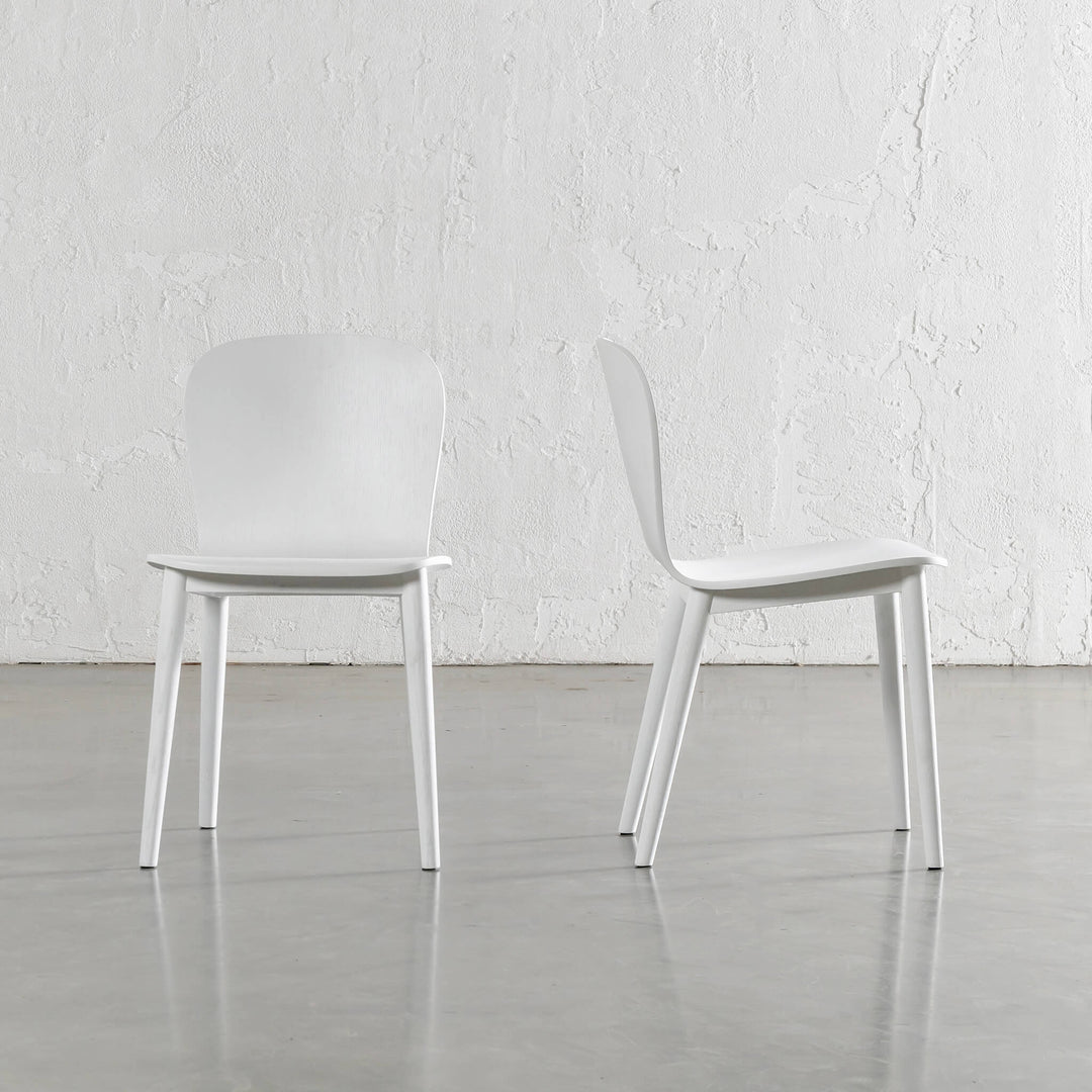 MARKOS DINING CHAIR  |  WHITE GRAIN  |  BUNDLE X 2