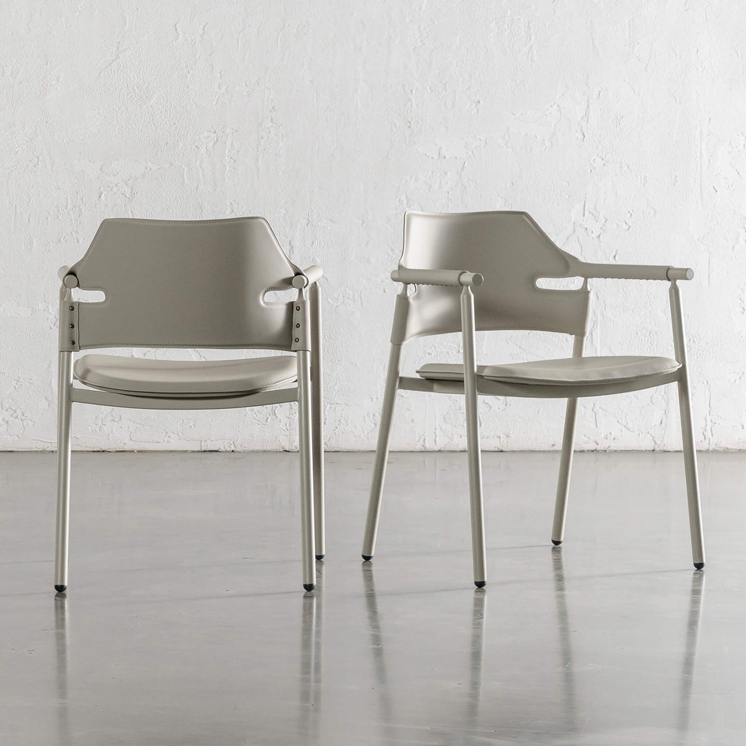MARTANA VEGAN LEATHER DINING CHAIR  |  STONEYGROUND