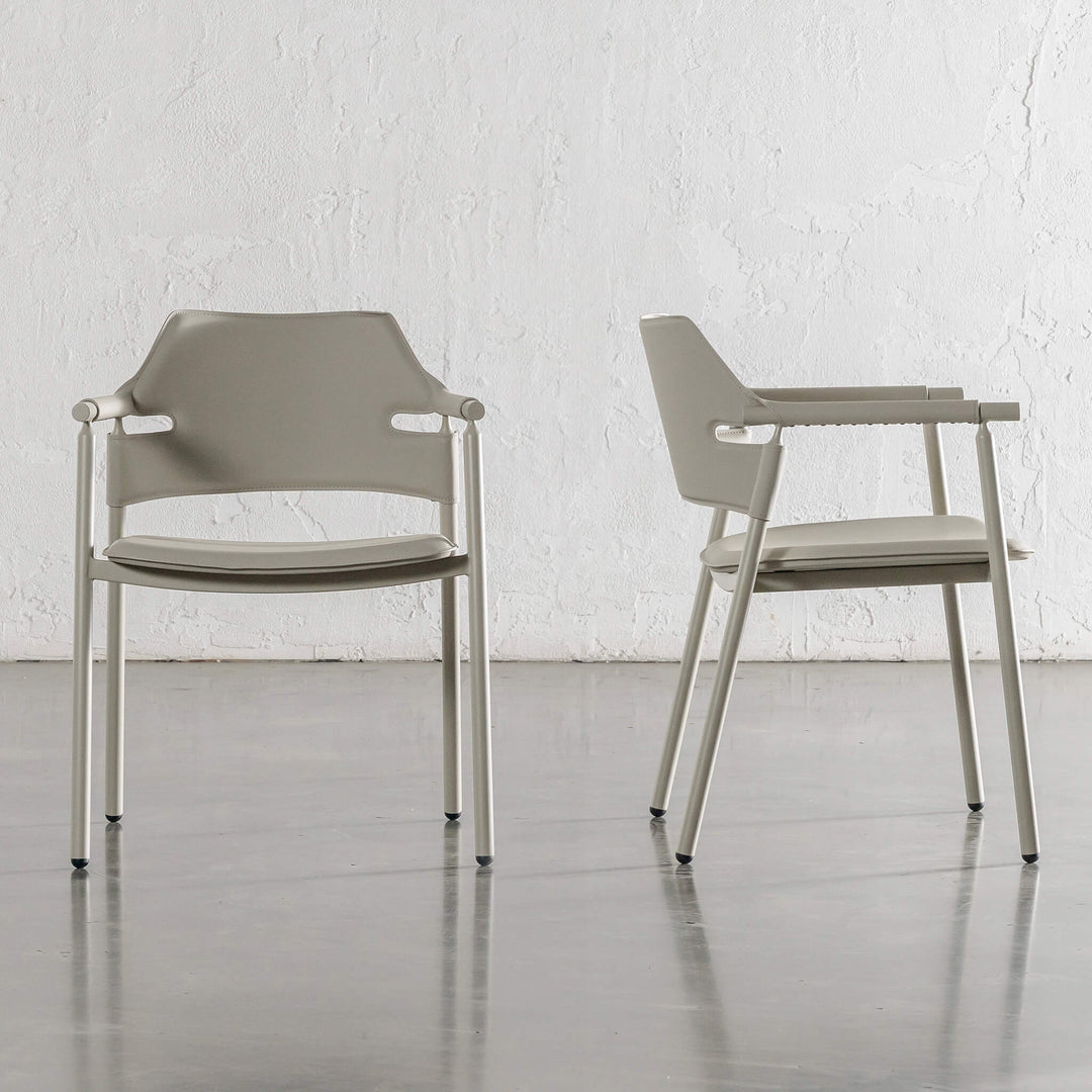 MARTANA VEGAN LEATHER DINING CHAIR  |  STONEYGROUND