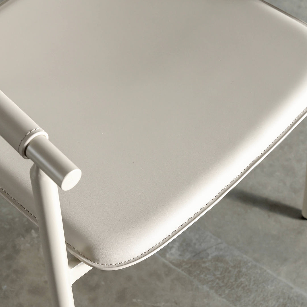 MARTANA VEGAN LEATHER DINING CHAIR  |  STONEYGROUND