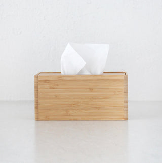 MESA BAMBOO TISSUE BOX COVER  |  RECTANGLE  |  BUNDLE X2
