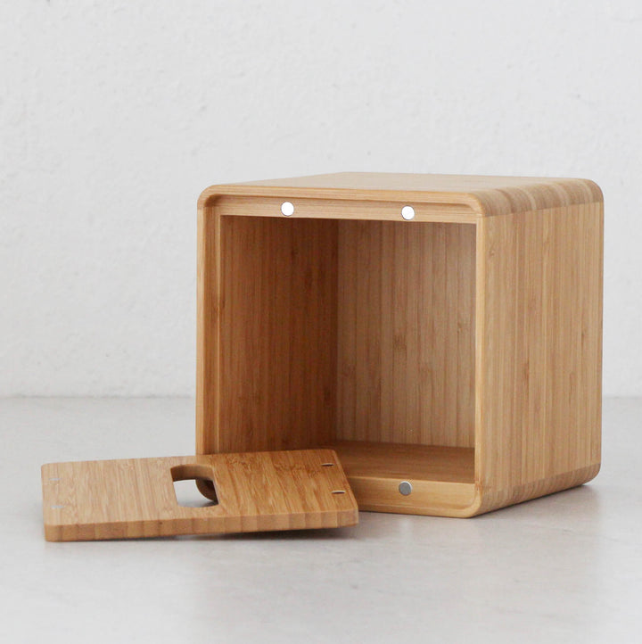 MESA BAMBOO TISSUE BOX COVER  |  SQUARE