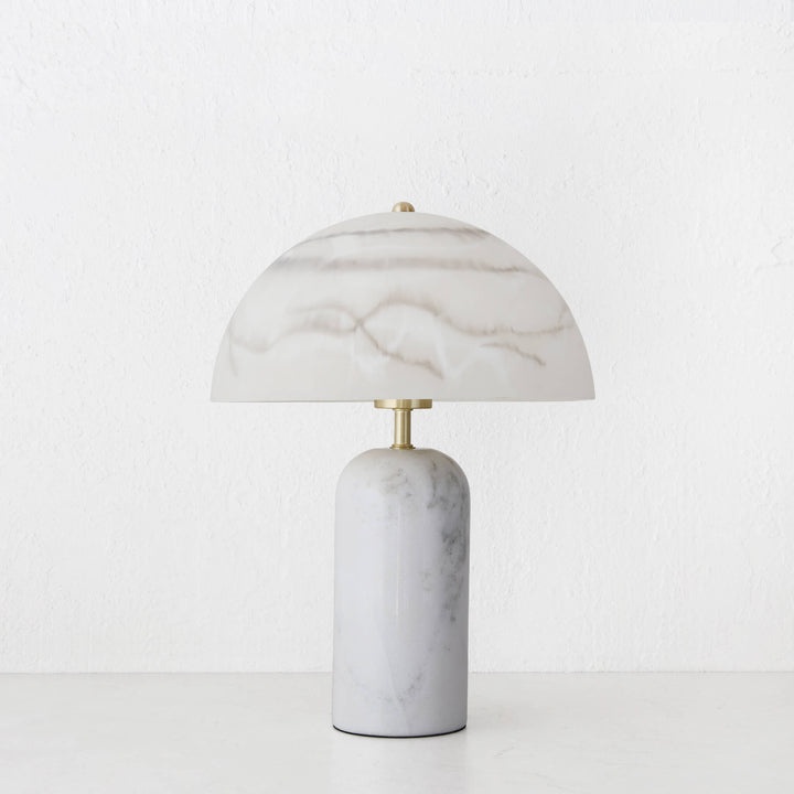 MILANO TABLE LAMP  |  WHITE MARBLE