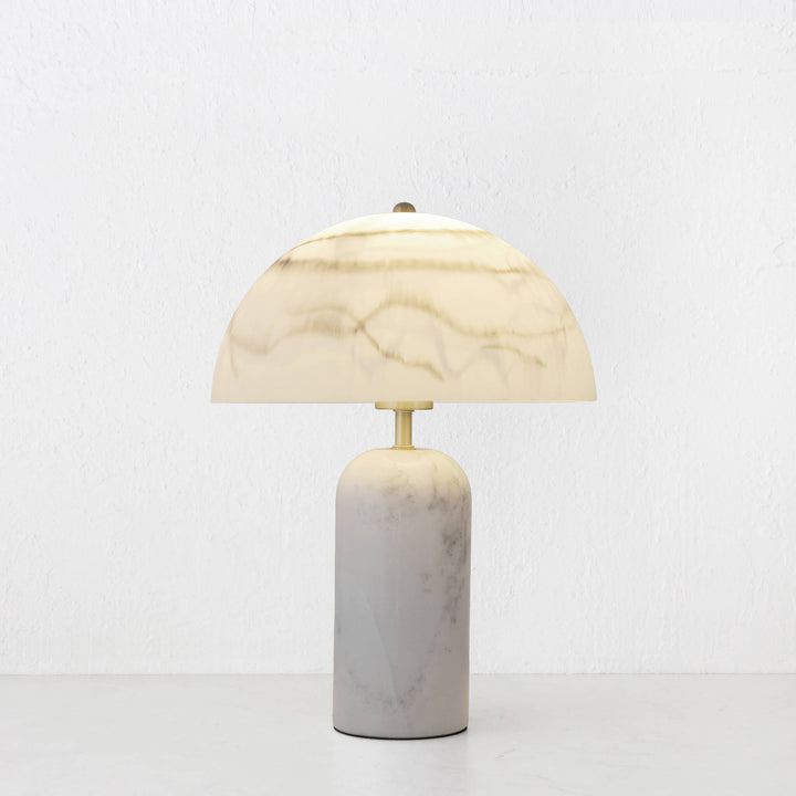 MILANO TABLE LAMP  |  WHITE MARBLE