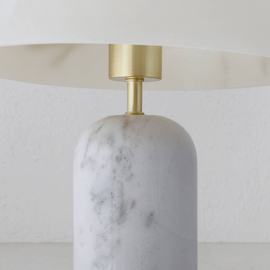 MILANO TABLE LAMP  |  WHITE MARBLE