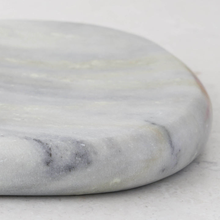 MINERAL SOLID MARBLE DISH  |  24CM  |  GREEN MARBLE