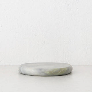 MINERAL SOLID MARBLE DISH  |  24CM  |  GREEN MARBLE