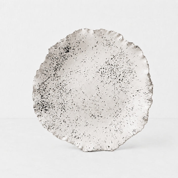 MODE TERI PLATTER  |  36CM  |  IVORY FLECK