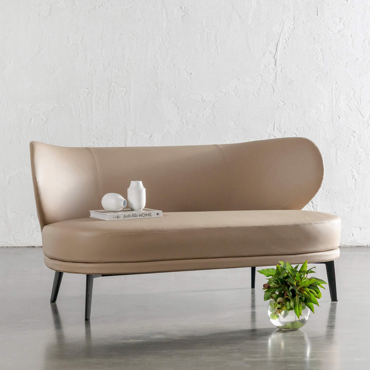 MOLENHOEK 2 SEAT SOFA  |  SMOKE TAUPE VEGAN LEATHER