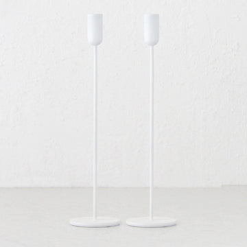 MONA CANDLE HOLDER LARGE BUNDLE X2 |  CHALK