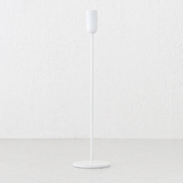 MONA CANDLE HOLDER LARGE  |  CHALK