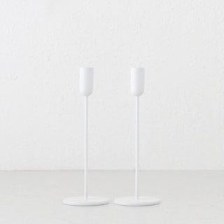 MONA CANDLE HOLDER SMALL BUNDLE X2  |  CHALK