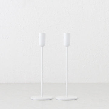 MONA CANDLE HOLDER SMALL BUNDLE X2  |  CHALK