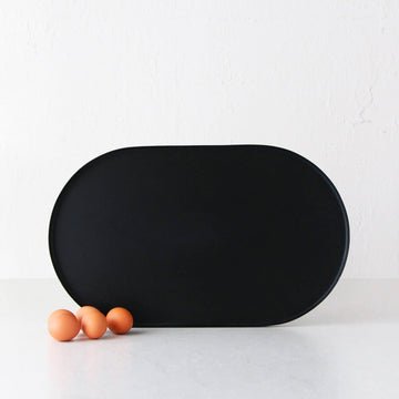 MONA GRAND SERVING TRAY | BLACK