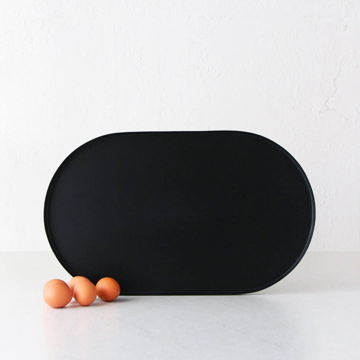 MONA GRAND SERVING TRAY | BLACK