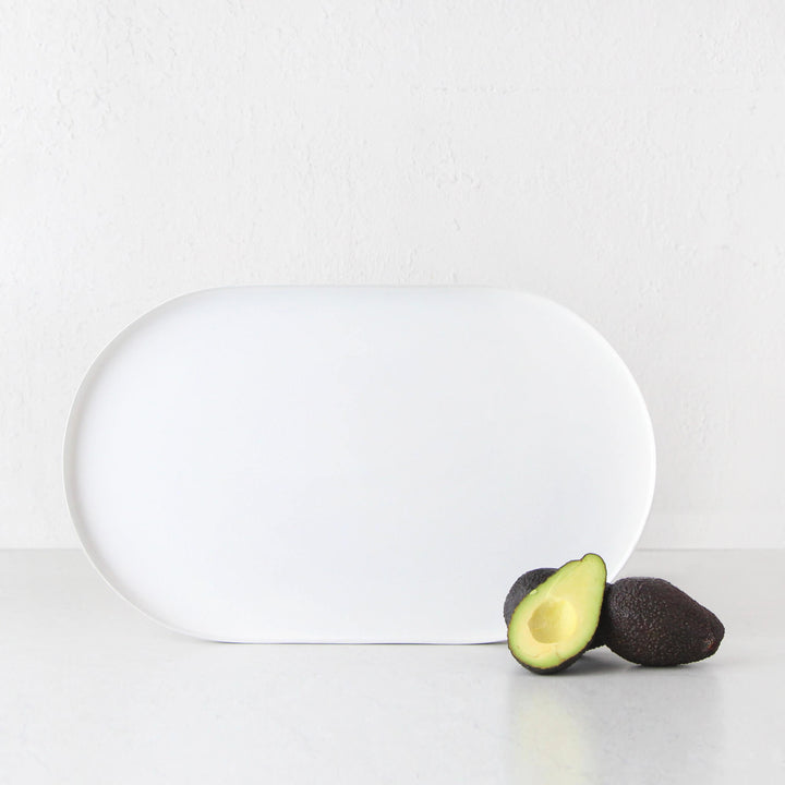 MONA GRAND SERVING TRAY | CHALK